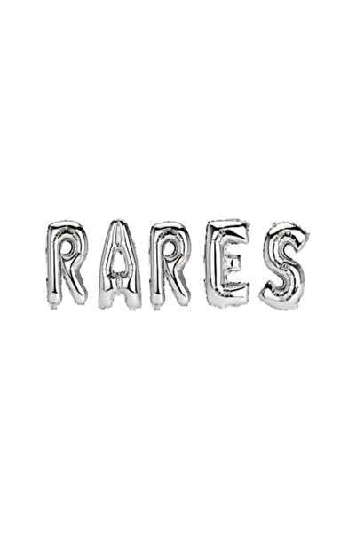 OEM Комплект балони 'Rares', сребърни, 40 см