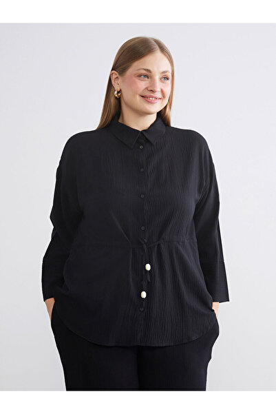 LC Waikiki Sparkling Selections from Shining Store |   Textured Women's Shirt