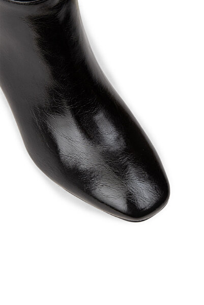 Deery Women's Patent Leather Black Boots