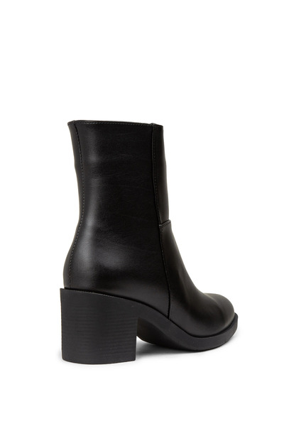 Deery Γυναικείες μαύρες μπότες με φερμουάρ