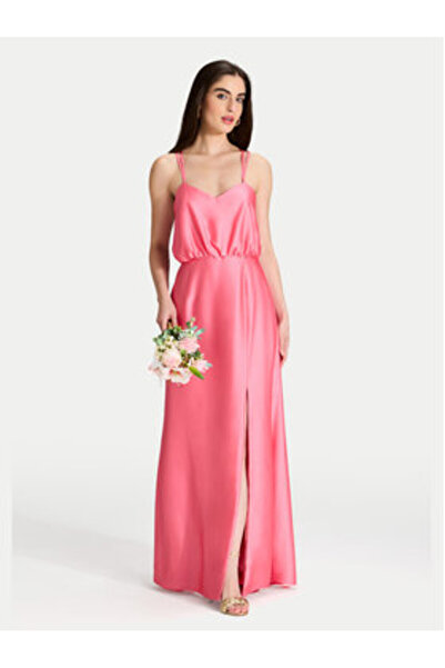Swing Γυναικείο βραδινό φόρεμα 5AI20900 Ροζ