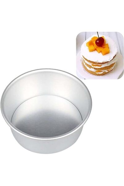 The Bros صينية تشيز كيك بقاعدة مستديرة مقاس 6 بوصات، قاعدة ثابتة من الألومنيو...