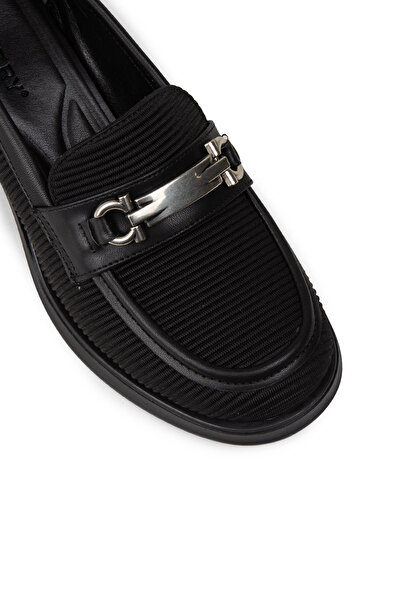 Deery Жіночі чорні туфлі на підборах Loafer