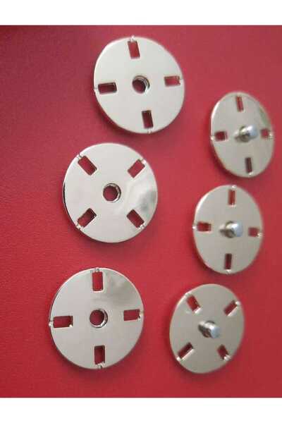 beyna aksesuar Κουμπί με μεταλλική επίστρωση χρυσού, 2 εκ., 1 συσκευασία 5 τεμάχια