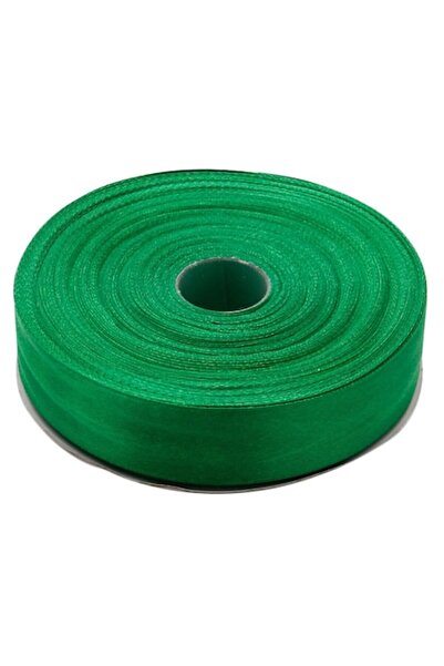 Creativ Deco Plus Panglica funda saten 2.5 cm latime, culoare verde, rola 22 m