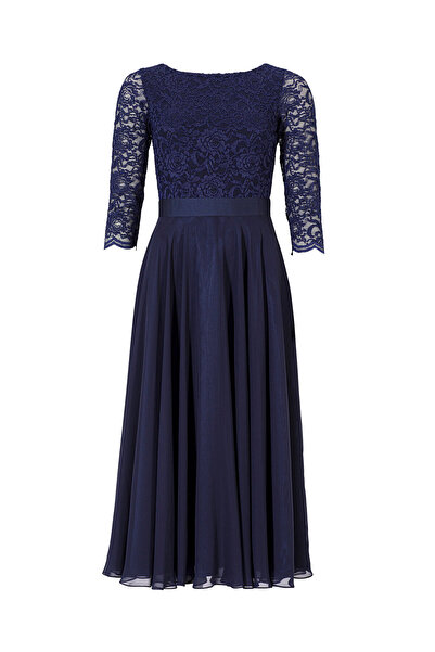 Swing Γυναικείο φόρεμα κοκτέιλ 77761710 Μπλε σκούρο