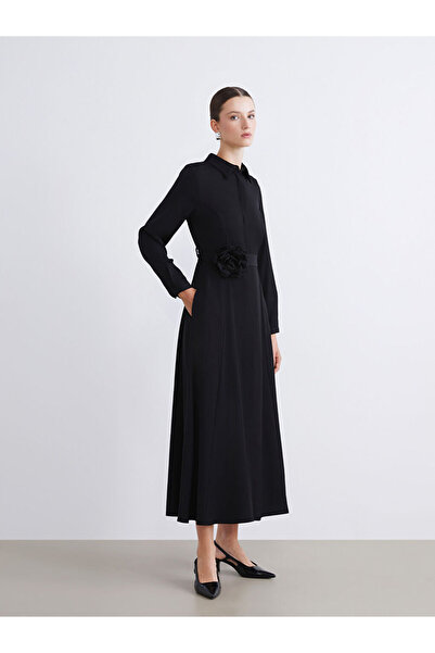 LC Waikiki Create Your Style from Uzg Store | Beli Belted Crepe Shirt Dress