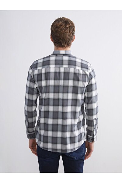 LC Waikiki LCWAIKIKI Classic Regular Fit Uzun Kollu Ekose Erkek Gömlek