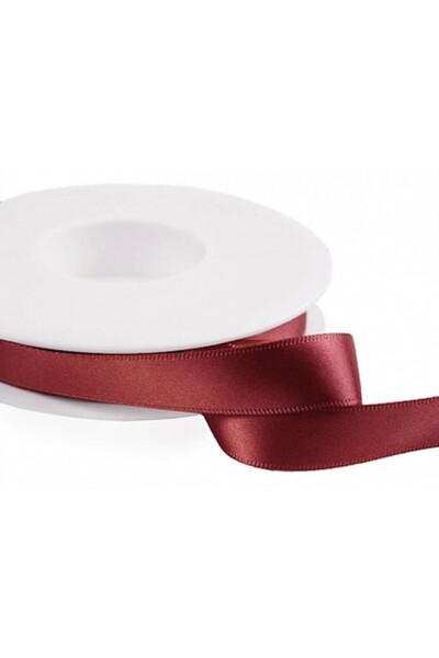 OEM Panglică de satin, lățime 2 cm, 1 rolă 22,9 m, roșu vișiniu