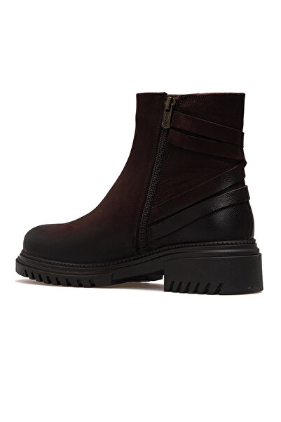 Venüs Γυναικείες μπότες casual καθημερινά από γνήσιο δέρμα 25k 1950860k Z καφέ νούμποκ