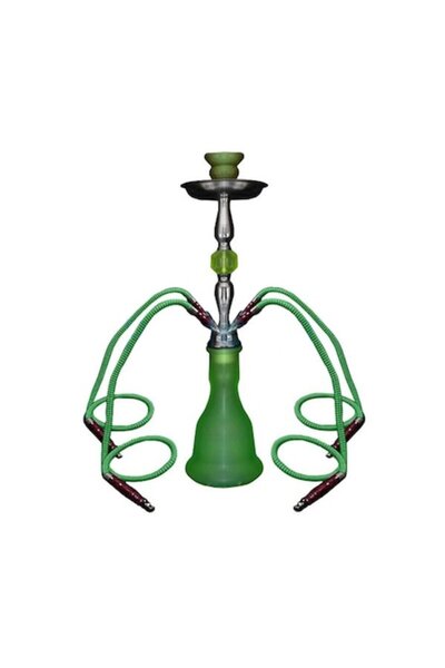 Dreamliner Narghilea Green 53 CM cu 4 furtunuri