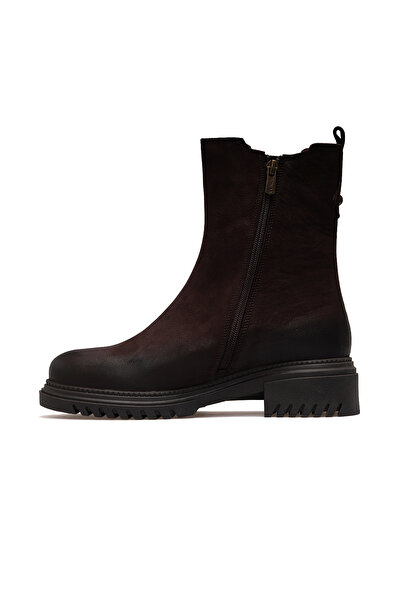 Venüs Γυναικείες μπότες casual καθημερινά από γνήσιο δέρμα 25k 1950864k Z καφέ νούμποκ