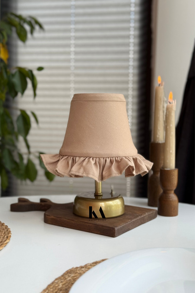 KaiAtelier Sienna Fırfırlı Kablosuz Masa Lambası