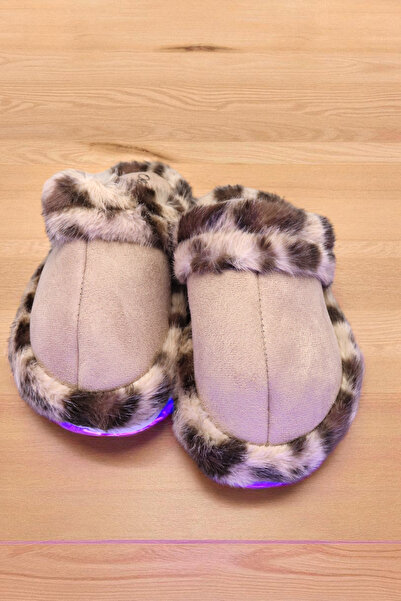 HFKY Γυναικείες παντόφλες εσωτερικού χώρου με λεπτομέρειες από βελούδινο υλικό νέας σεζόν. Παντόφλες που δεν κάνουν ήχο.