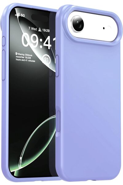 CaseHub غطاء حماية سيليكون لآيفون 17 إير مع شاشة مخملية داخلية وكاميرا مرتفعة