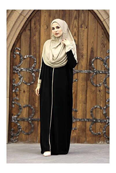 LC Waikiki فستان عملي مع حقيبة N2308 أسود