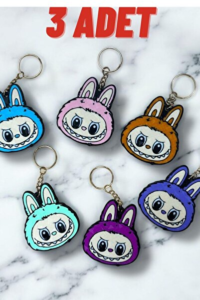 Nova 3 Adet Özel Seri Labubu Anahtarlık