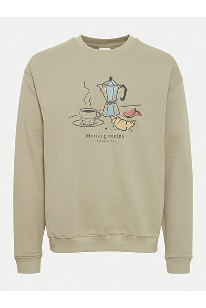 Solid Ανδρικό Φούτερ 21108364 Μπεζ