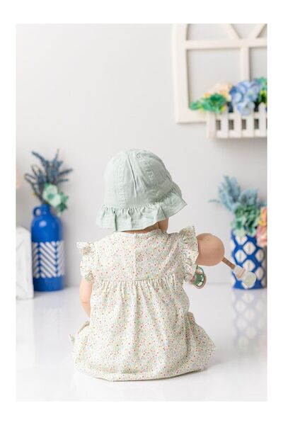 LC Waikiki Kız Bebek Çiçek Desenli Tayt Bluz - Desenli