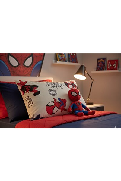 Taç Husa de pernă Flanel Spiderman 1 bucată 50x70 cm – 100% bumbac