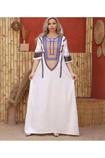 outline A reception jalabiya made of luxurious Egyptian cotton 100%