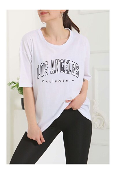 LC Waikiki Printed Short Sleeve T-Shirt White - 27094