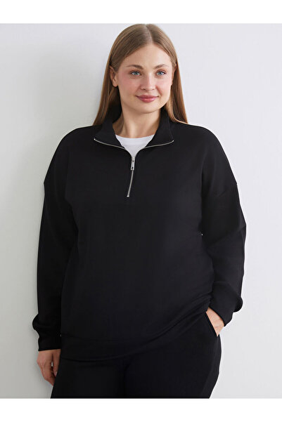 LC Waikiki Women's Stand Collar Sweatshirt