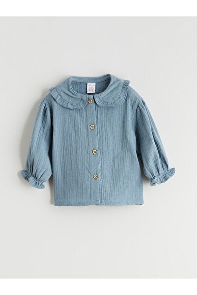 LC Waikiki Sparkling Choices from Shining Store | Peter Pan collar Baby Girl Shirt and Pants 2-Pack