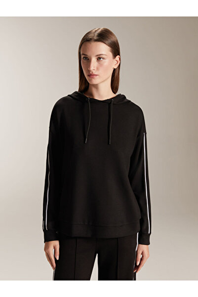 LC Waikiki Black Oversize Women's Hoodie