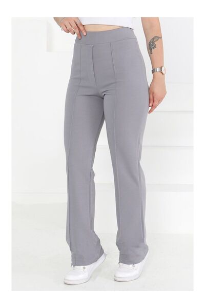 LC Waikiki Çimalı Spor Pantolon Gri - 27353