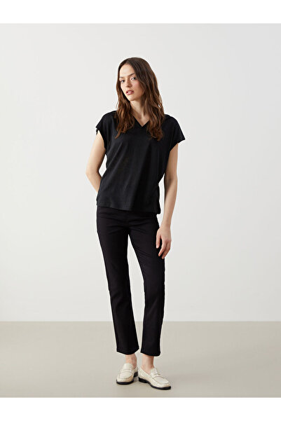 LC Waikiki Black Straight Fit Women's Jeans