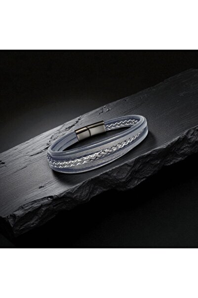 FM Black and White Multi Leather Bracelet 31833B2D9