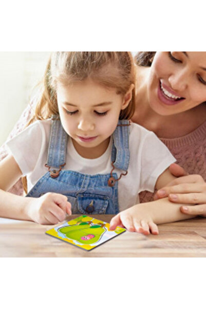 Picodino 6 in 1 puzzle with large pieces and image association, Fruits