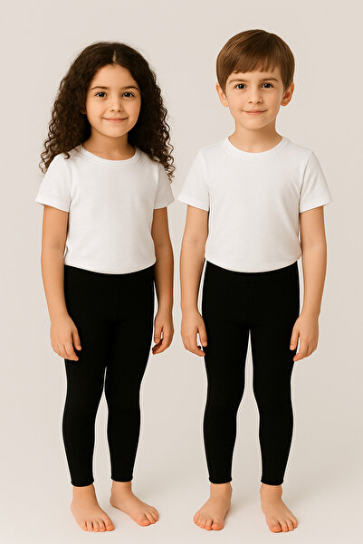 SEBURAM COLLECTION Thermal Winter Children's Leggings Girls Boys Thermal Casu...