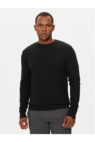 Sisley Ανδρικό Πουλόβερ 1041S103O Μαύρο