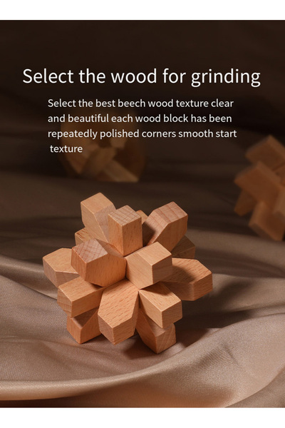 Picodino Set Educational Montessori Puzzle din Lemn 3D pentru Copii