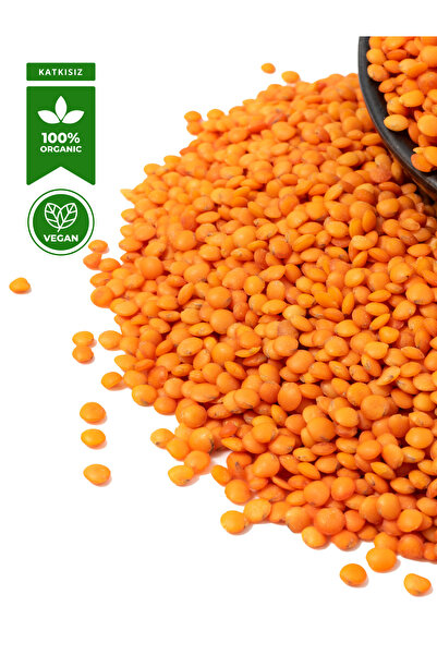 Organik Kırmızı Mercimek 1 Kg