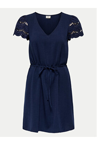 JDY Γυναικείο Καλοκαιρινό Φόρεμα 15341302 Μπλε Σκούρο Μπλε