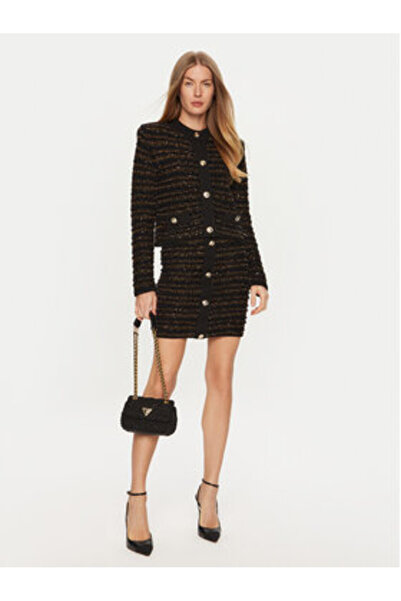 Simona Corsellini Γυναικεία Μίνι Φούστα A24CPGOO01 Μαύρη