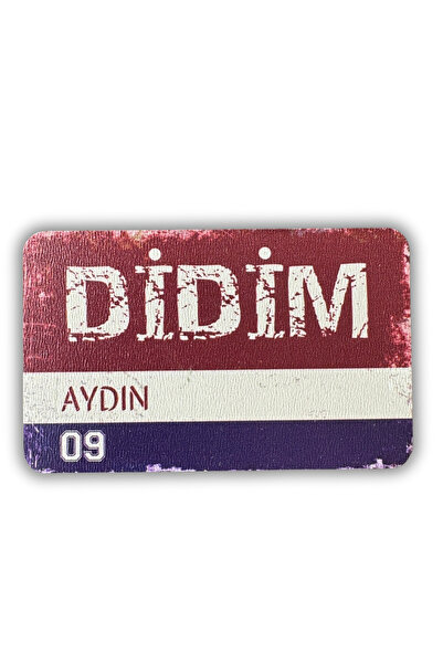 Woobizo AYDIN DİDİM Retro Tasarım Ahşap Buzdolabı Magneti –Hediyelik magnet-İ...