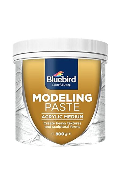 BLUE BIRD Modeling Paste 800GM / 28.2oz - High Density, Acrylic Medium - For Texture and Thickness, Dimension