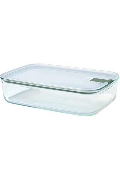 Generic Mepal - EasyClip glass food storage container - Glass storage container with lid and snap closure -