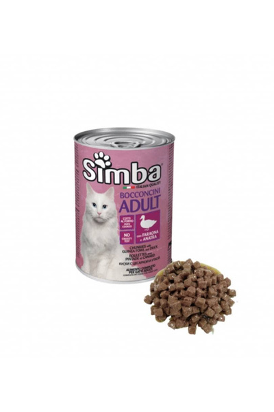 Simba Simba Cat Fresh Guinea Fowl & Duck in Gravy 415g