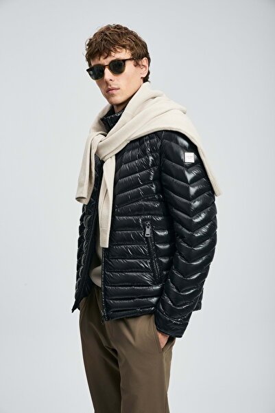 Lufian 112120238 Luc Goose down Men's Coat Black