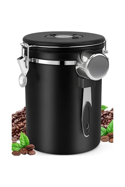 Generic U-HOOME Coffee Canister, Airtight Stainless Steel Kitchen Food Storag...