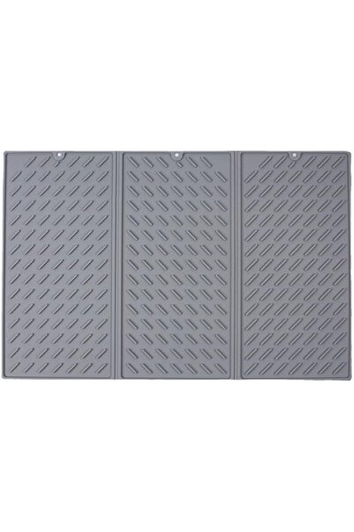 Generic Tazweeq Trifold Silicone Dish Drying Mat for Kitchen Counter, Foldabl...