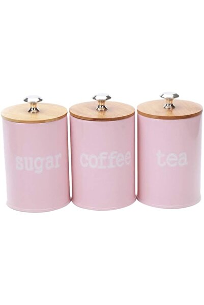 Generic علبة معدنية من YJXPP لحفظ السكر والقهوة والشاي والحلوى وعلب تخزين محك...