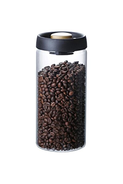 Generic MostNow Glass Canister with Vacuum Lids,500/900/1200ml Borosilicate Glass Coffee Canister Container,