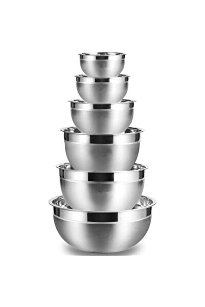 genric مجموعة أوعية خلط من الفولاذ المقاوم للصدأ من Aomerrt (مجموعة من 6 قطع)...