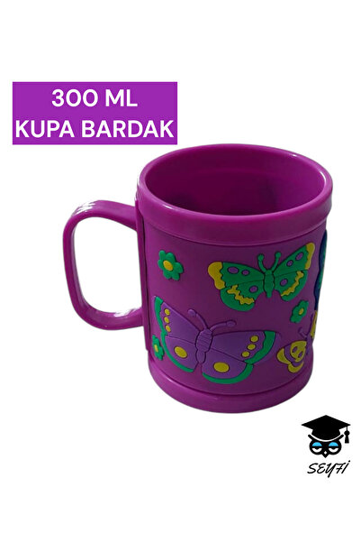 SEYFİKİRTASİYE 300 ml Desenli ve pop-it kupa bardak çeşitleri plasik çocuk ba...